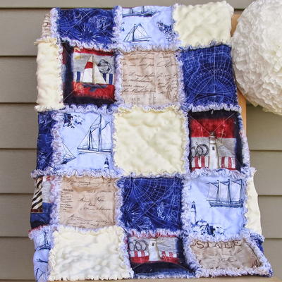 Nautical Adventures Rag Quilt Pattern