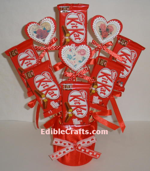Kit Kats Valentine's Day Crafts