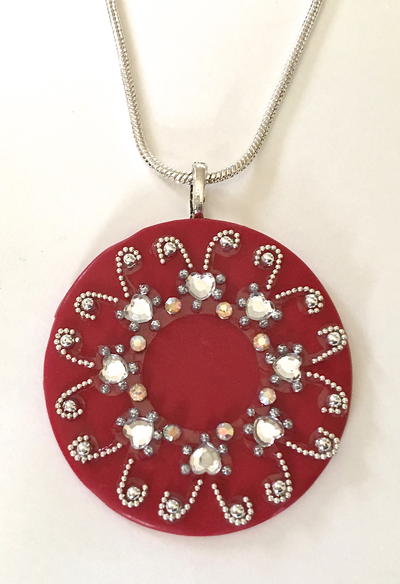 So Easy Red Crystal Necklace