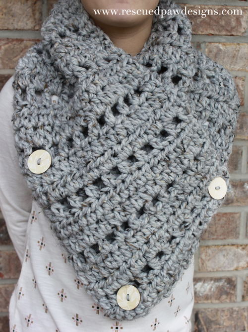 Katie Button Crochet Cowl