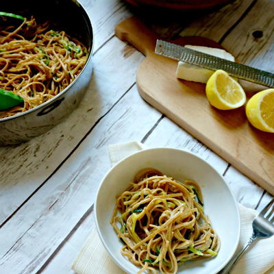 15-Minute Skinny Fettuccine Alfredo