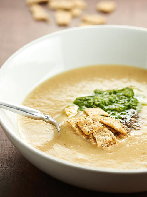 Healthy Cauliflower Leek Soup