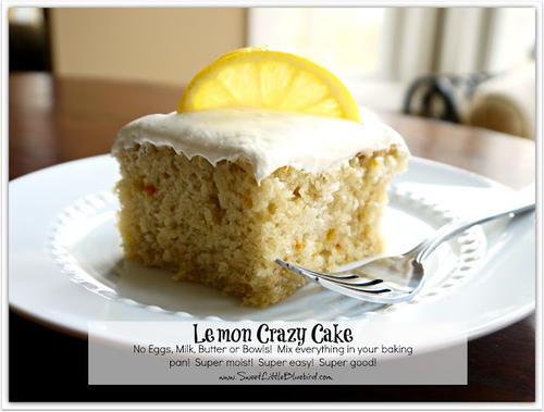 Grandmas Prized Lemon Crazy Cake