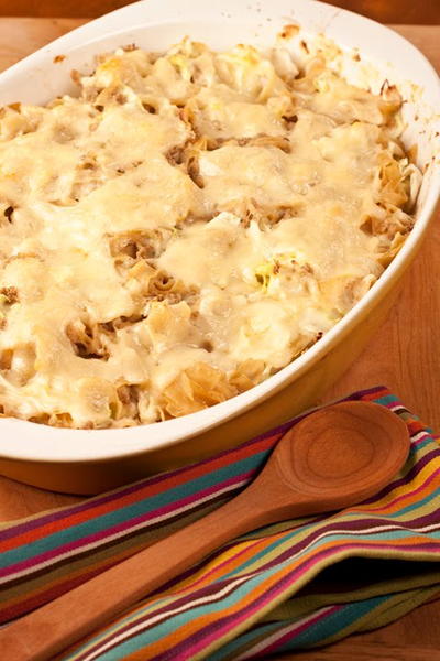 German Style Ham and Cabbage Casserole