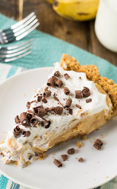 Elvis-Style Peanut Butter Cream Pie