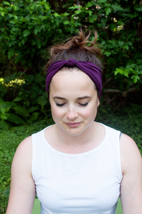 Knotted Yoga Headband Sewing Pattern