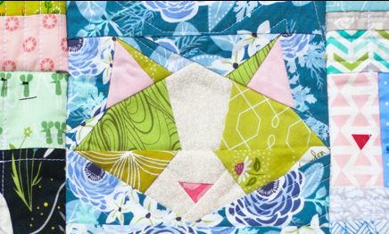 Kitty Lovers Quilt Block