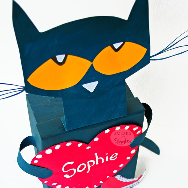 Pete the Cat Valentine Box