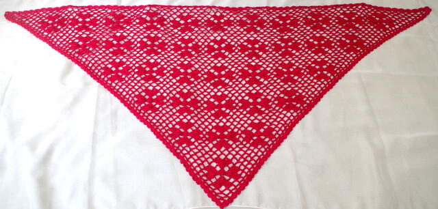 Clover Heart Crochet Shawl Pattern