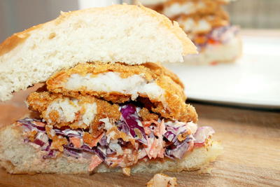 Creole Fried Fish Sandwich Recipe