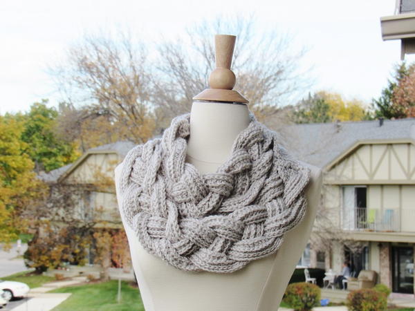 Two Layered Braided Cowl