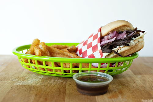 Southern Style French Dip Sandwich