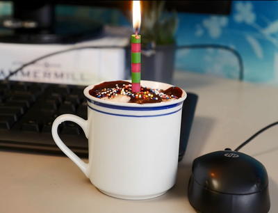 Coworker Cake in a Cup