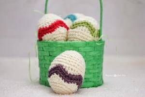 Easter Egg Chevron Crochet Pattern