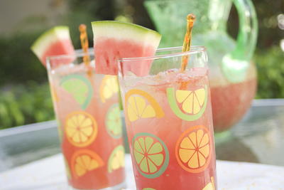 Fresh Watermelon Lemonade