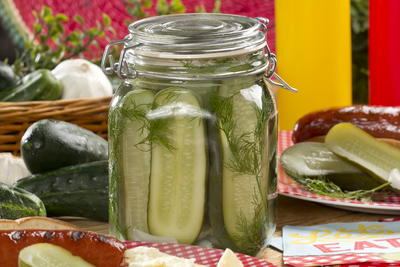 Half Sour Dill Pickles