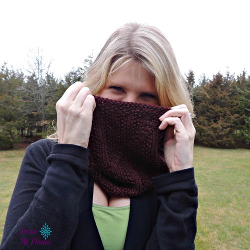 Twisted Knit Cowl Pattern