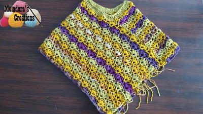 Winsome Crochet Poncho Pattern