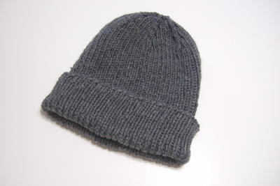 Favorite Ribbed Hat for Straight Needles