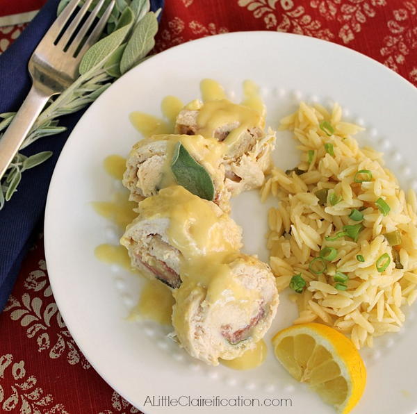 Creamy Slow Cooker Chicken Saltimbocca