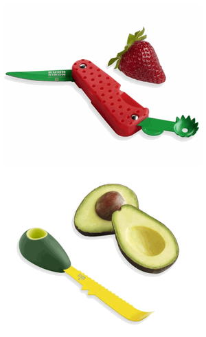 Kuhn Rikon Strawberry and Avocado Knife Set