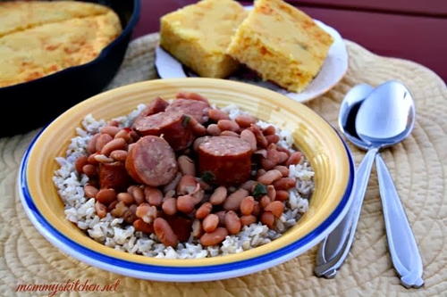 Duck Dynasty Copycat Pinto Beans and Sausage