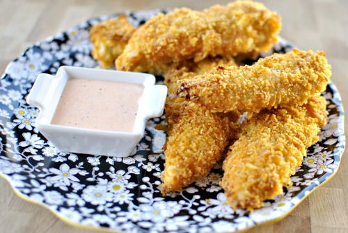 Potato Chip Crusted Chicken Tenders