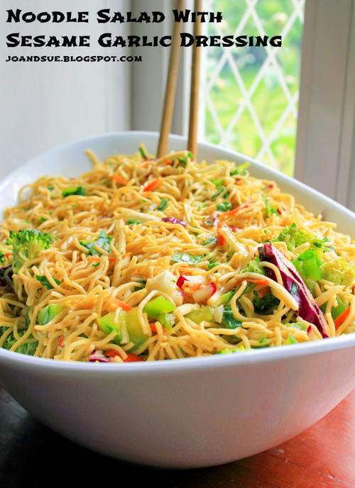 Sesame Garlic Noodle Salad