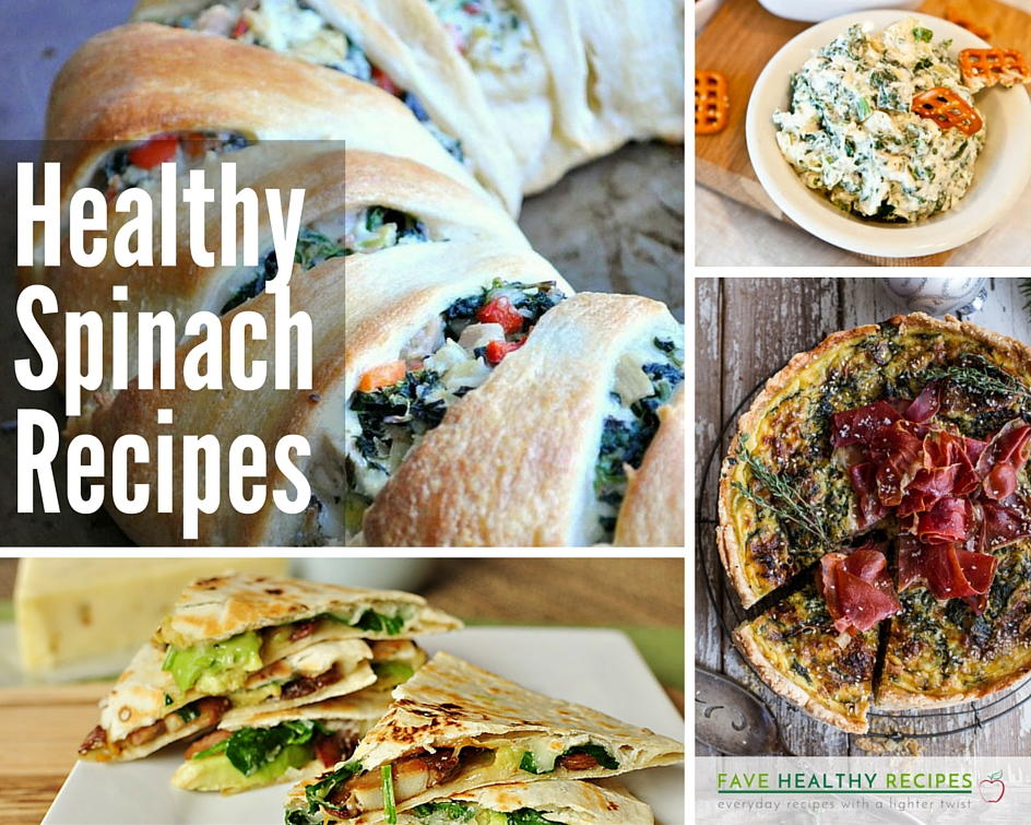 30+ Healthy Spinach Recipes | FaveHealthyRecipes.com