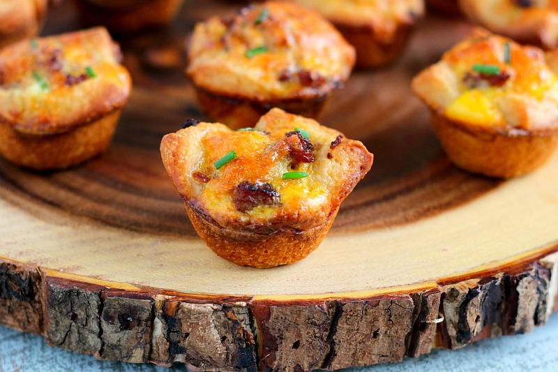Mini Sausage Quiches