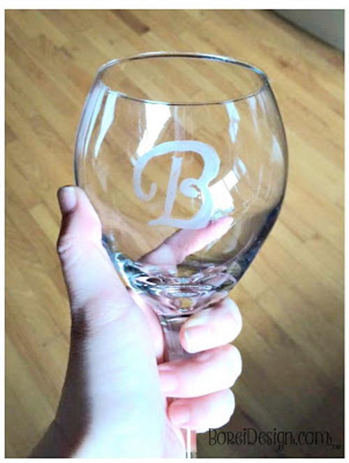 Dollar Store Wine Glass