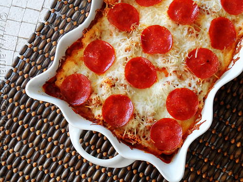 Make-Ahead Pizza Casserole