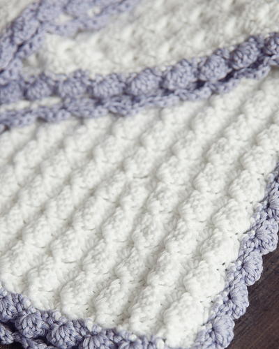 Vintage Chic Crochet Baby Blanket
