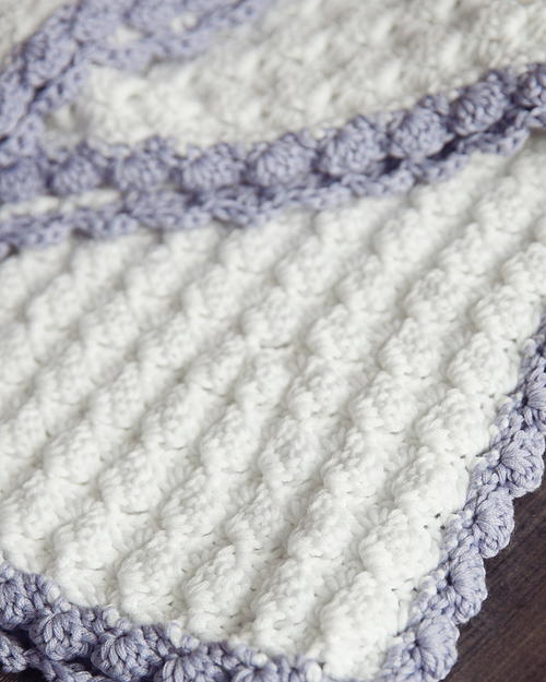 Vintage Chic Crochet Baby Blanket