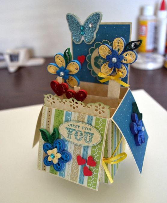 Burst and Bloom Quilled Pop-Up Card