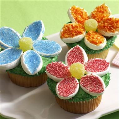 Hello Flower Cupcakes