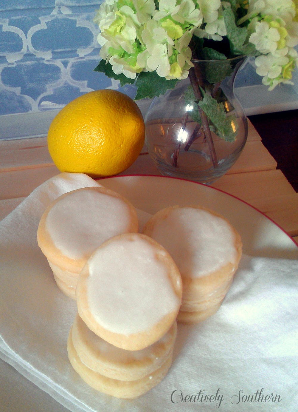 Iced Lemon Cookies | FaveSouthernRecipes.com