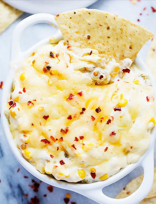 Slow Cooker Cheesy Corn Dip