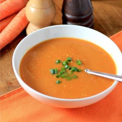 Creamy Spiced Roasted Carrot Soup