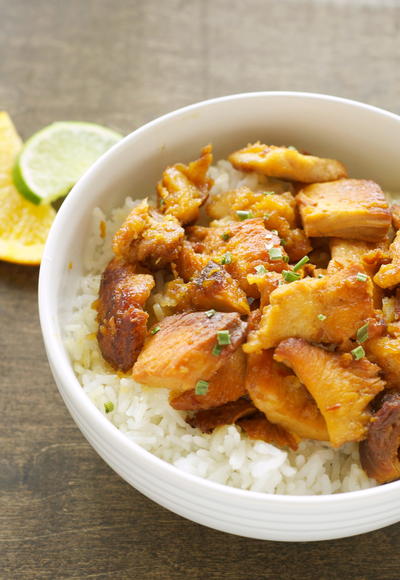 Slow Cooker Crispy Honey Chicken