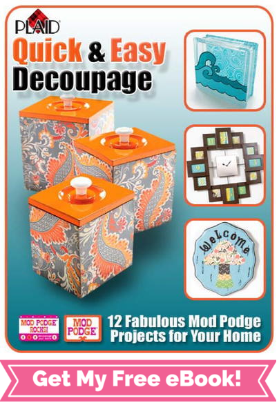 Quick and Easy Decoupage from Plaid Quick and Easy Decoupage from Plaid