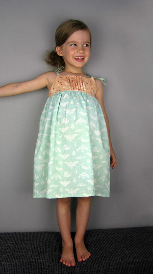 English Garden Girl's Dress | AllFreeSewing.com