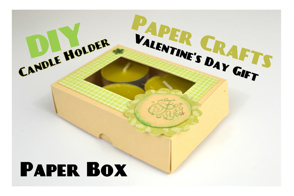 Paper Box DIY Candle Holder