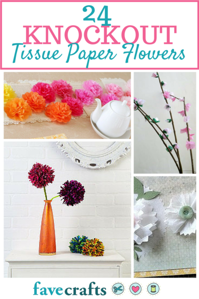 Flowers at Large Tissue Paper