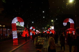 An example of Colombian Christmas decorations