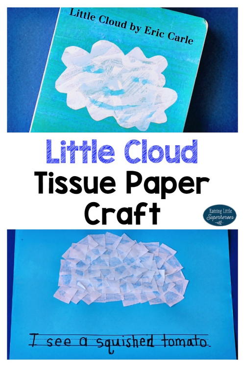 Little Cloud Tissue Paper Craft