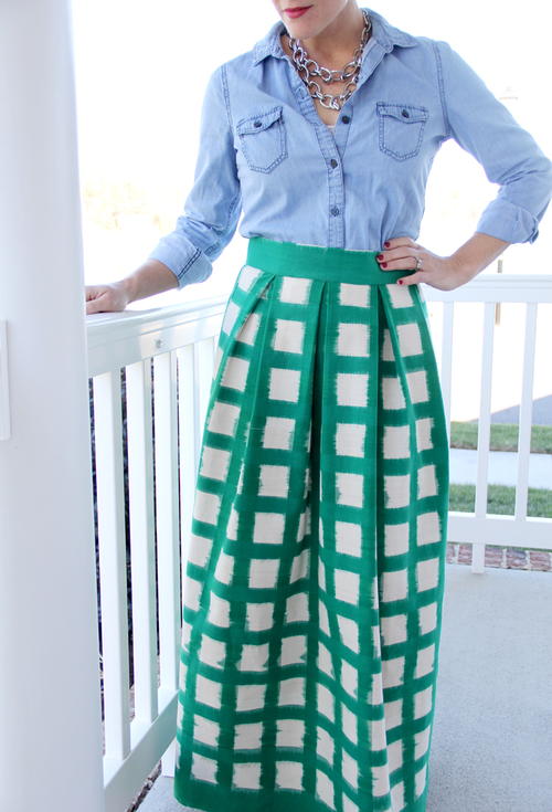 Pretty Woman DIY Maxi Skirt