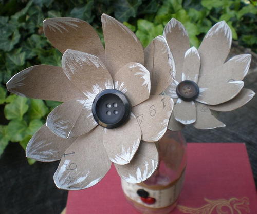 Recycled DIY Paper Flowers