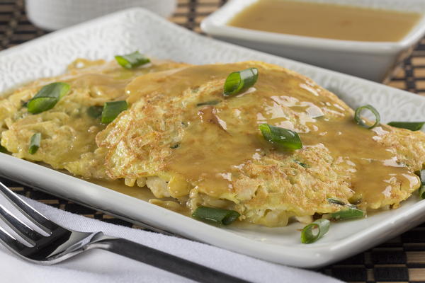 Ramen Egg Foo Young