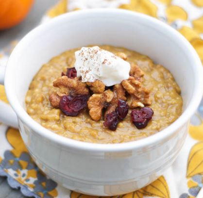 Easy Slow Cooker Pumpkin Oatmeal